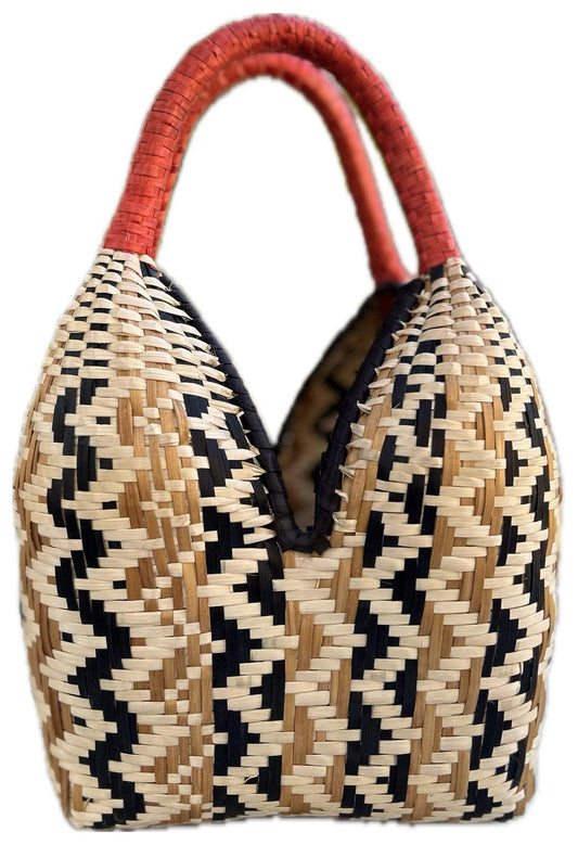 Bolso "Brunita" zig-zag